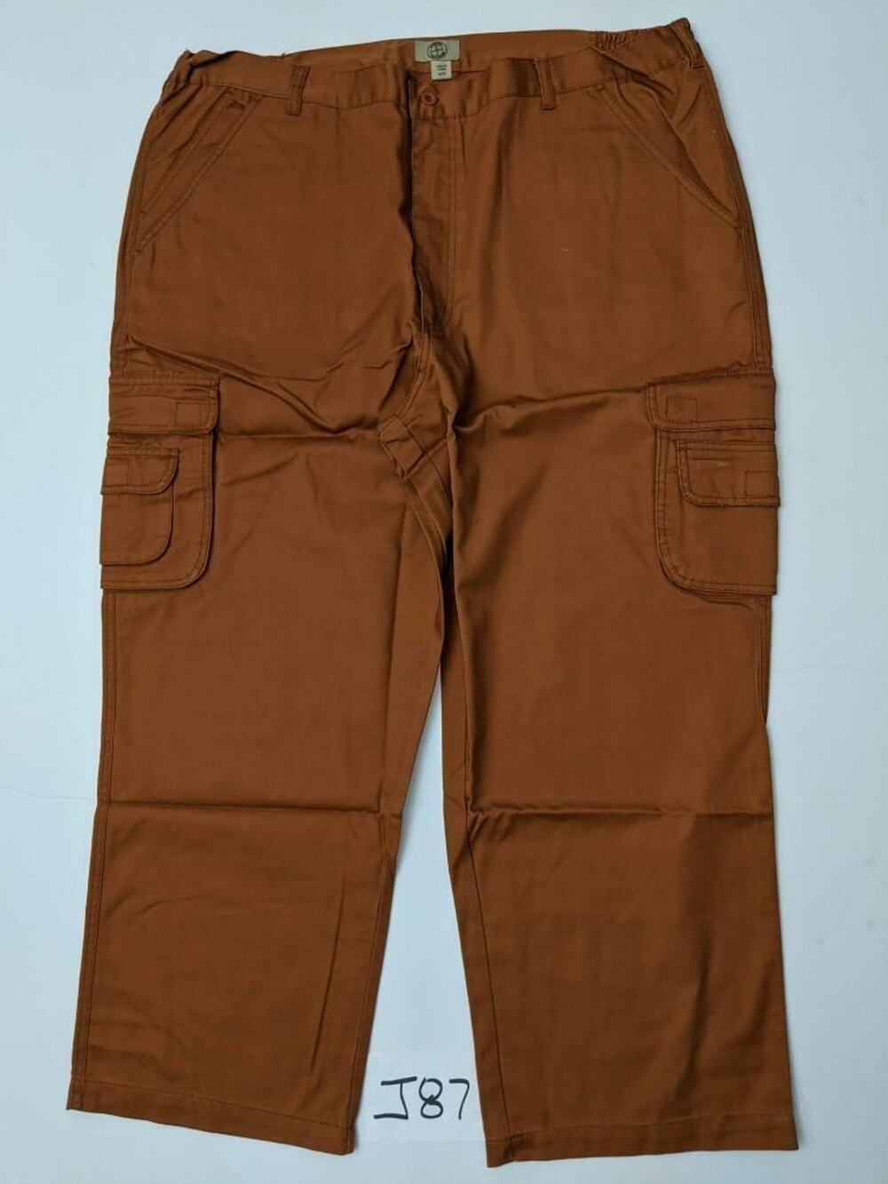 Haband Travelers Pants Size 42S Cargo Dark Orange -0422J87